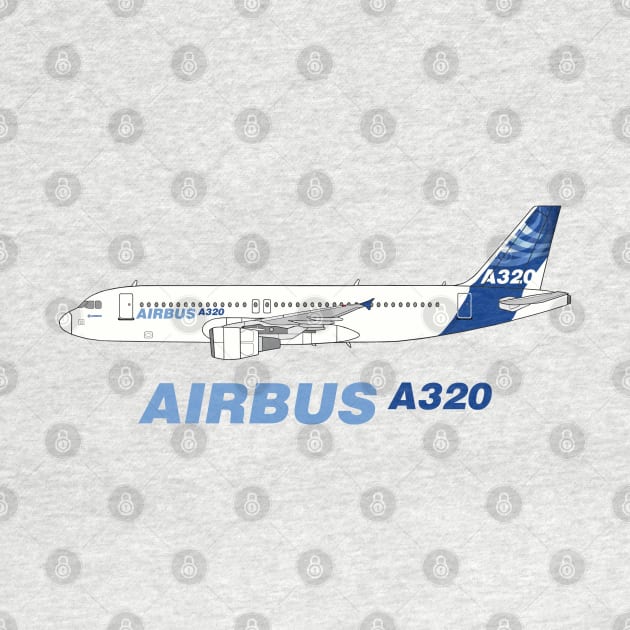 Airbus A320 Illustration by SteveHClark